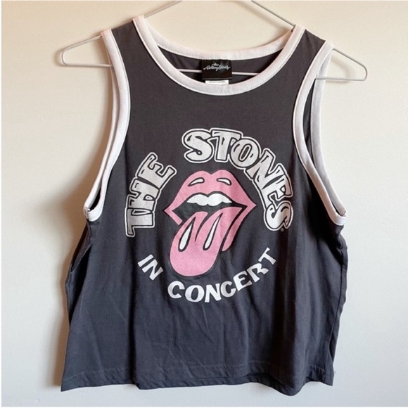 The ROLLING STONES | Graphic Tank - Greyish Black & White - Small - Picture 2 of 4